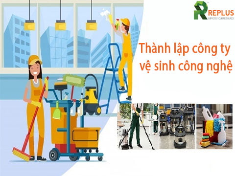 Thành lập công ty vệ sinh công nghiệp