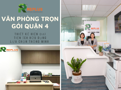 Cho thuê văn phòng trọn gói Quận 4 giá rẻ, full tiện ích HCM