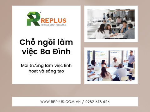 Cho thuê chỗ ngồi làm việc Ba Đình