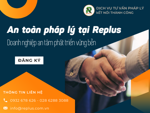 Dịch vụ tư vấn pháp lý doanh nghiệp cho khách hàng REPLUS