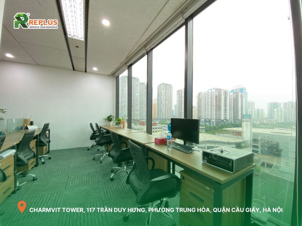 đầy đủ tiện nghi của một văn phòng hiện đại