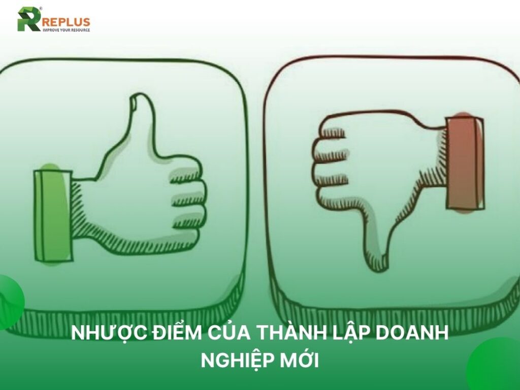 Ưu nhược điểm của thành lập doanh nghiệp mới trong năm 2023 2 nhược điểm của thành lập doanh nghiệp mới
