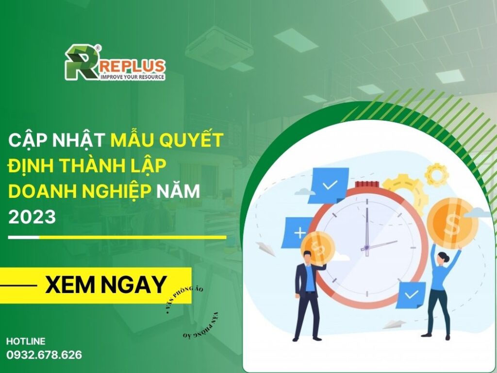 Cập nhật mẫu quyết định thành lập doanh nghiệp năm 2023