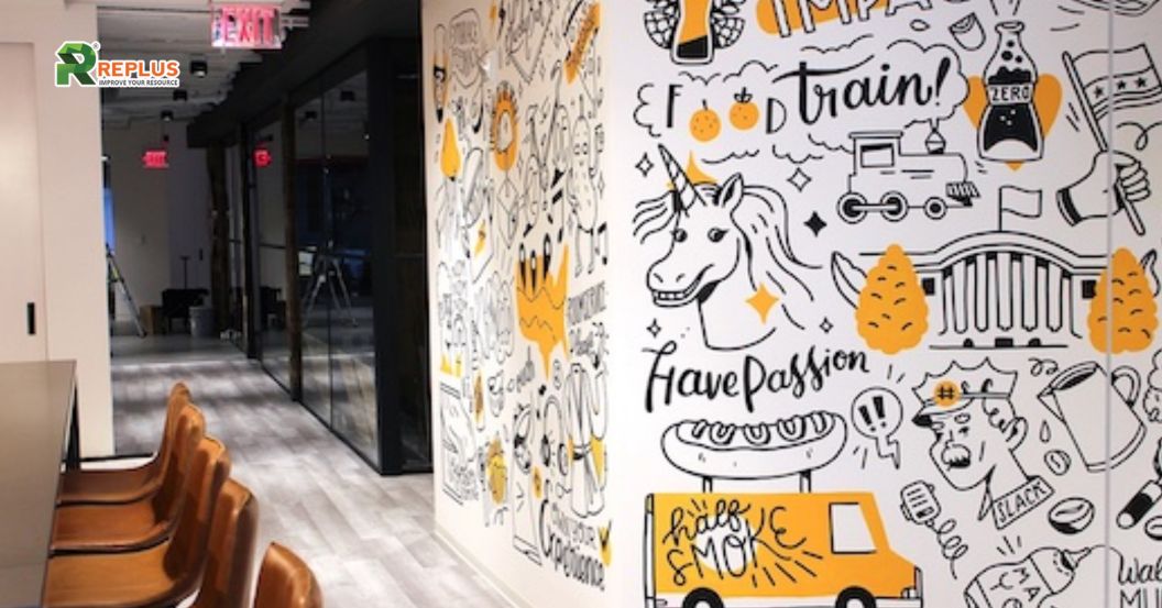 20+ ý tưởng trang trí văn phòng làm việc sáng tạo và thông minh 14 trang trí tường bằng những câu nói truyền cảm hứng