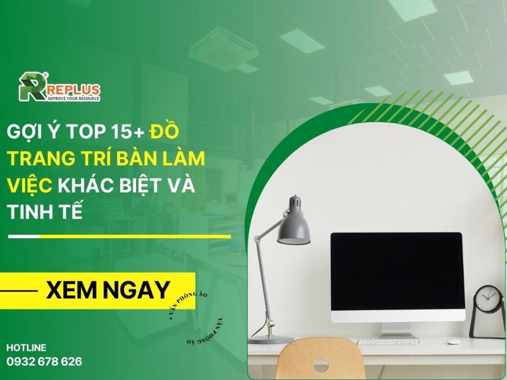 Gợi ý TOP 15+ đồ trang trí bàn làm việc khác biệt và sáng tạo