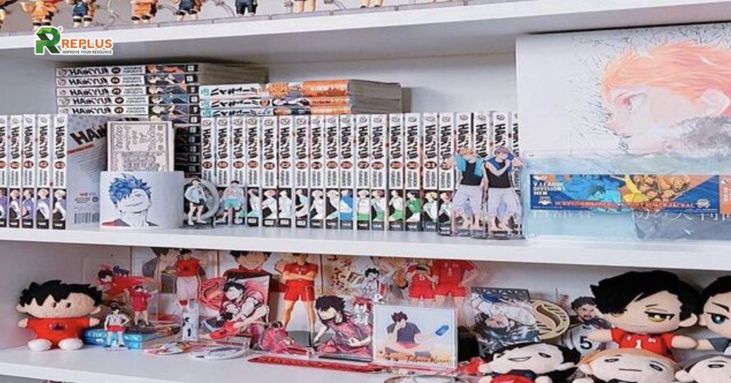 mô hình và truyện tranh trang trí