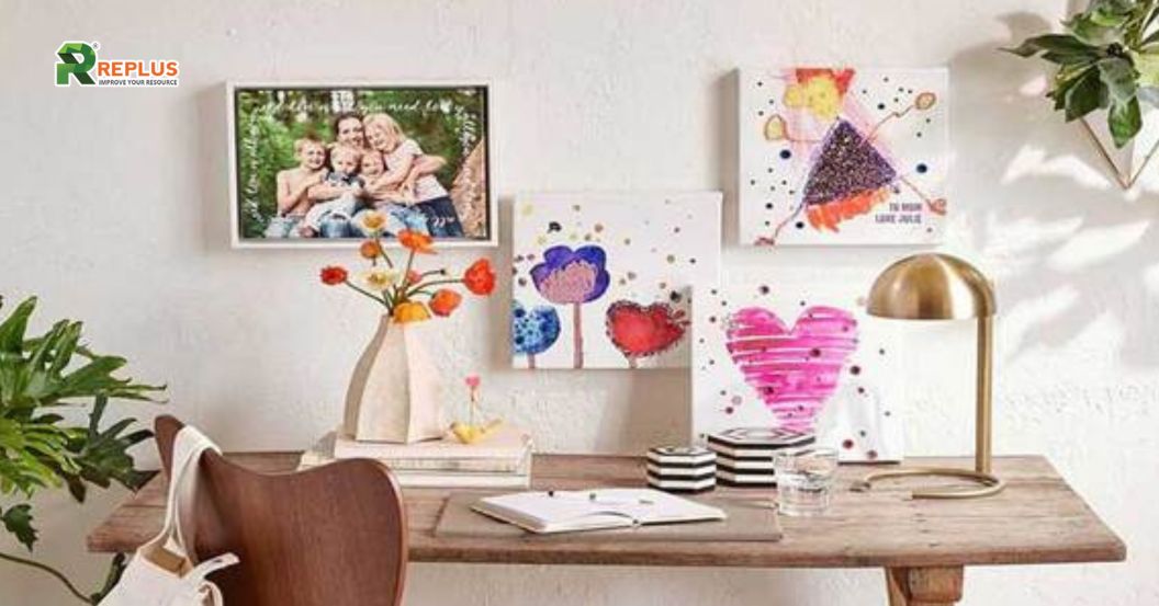 trang trí bằng tranh ảnh