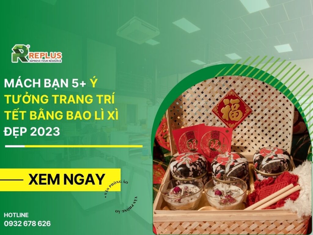 Mách bạn 5+ ý tưởng trang trí Tết bằng bao lì xì đẹp 2024