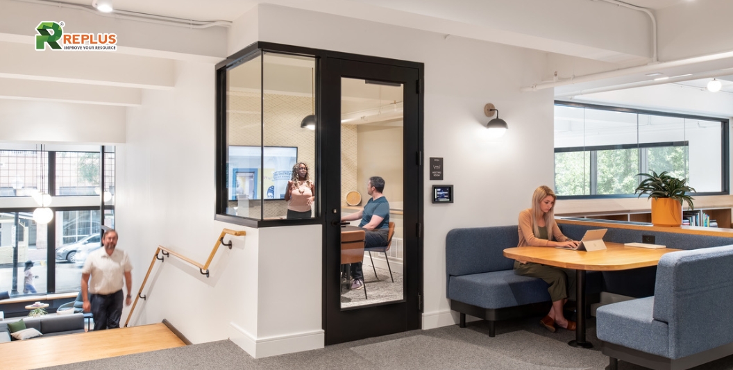 Không gian coworking space