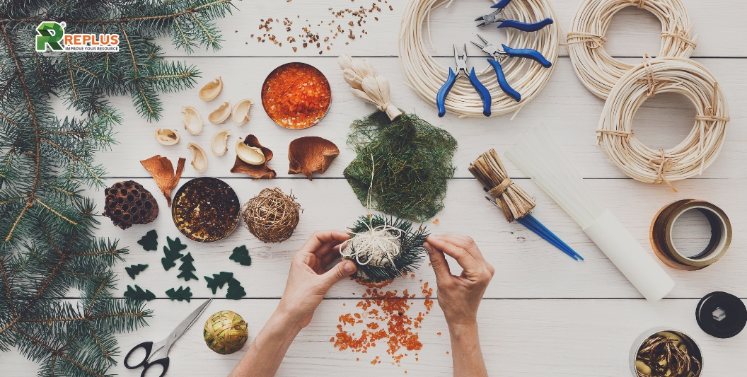 25+ Tips trang trí Noel văn phòng ghi đậm dấu ấn lễ hội 14 Handmade Noel