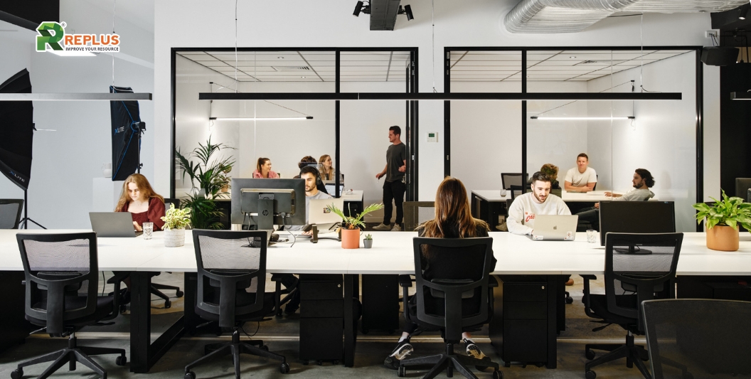 20+ thiết kế mặt bằng văn phòng làm việc nâng cao năng suất 3 văn phòng mở rộng