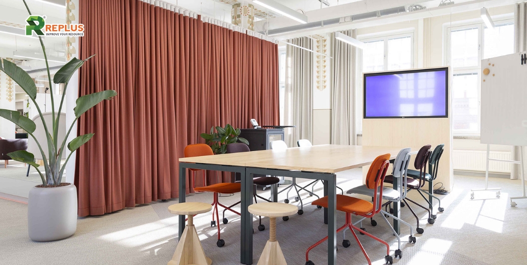 20+ thiết kế mặt bằng văn phòng làm việc nâng cao năng suất 11 Không gian văn phòng xanh văn phòng