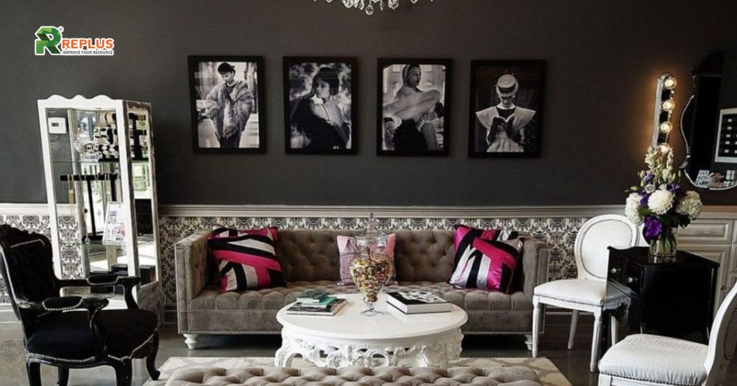 25+ mẫu trang trí phòng khách đẹp, đón đầu hướng 2024 18 mẫu decor phòng khách phong cách hollywood