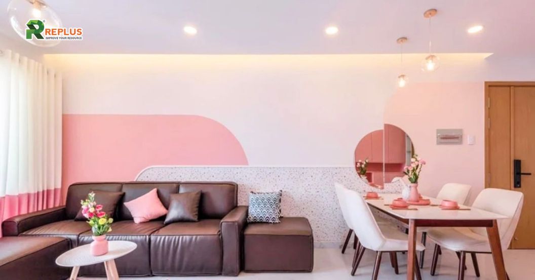 25+ mẫu trang trí phòng khách đẹp, đón đầu hướng 2024 23 phong cách trang trí color block