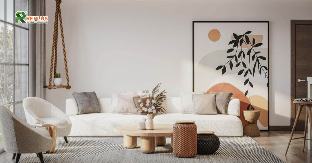 25+ mẫu trang trí phòng khách đẹp, đón đầu hướng 2024 24 phong cách trang trí wabi sabi