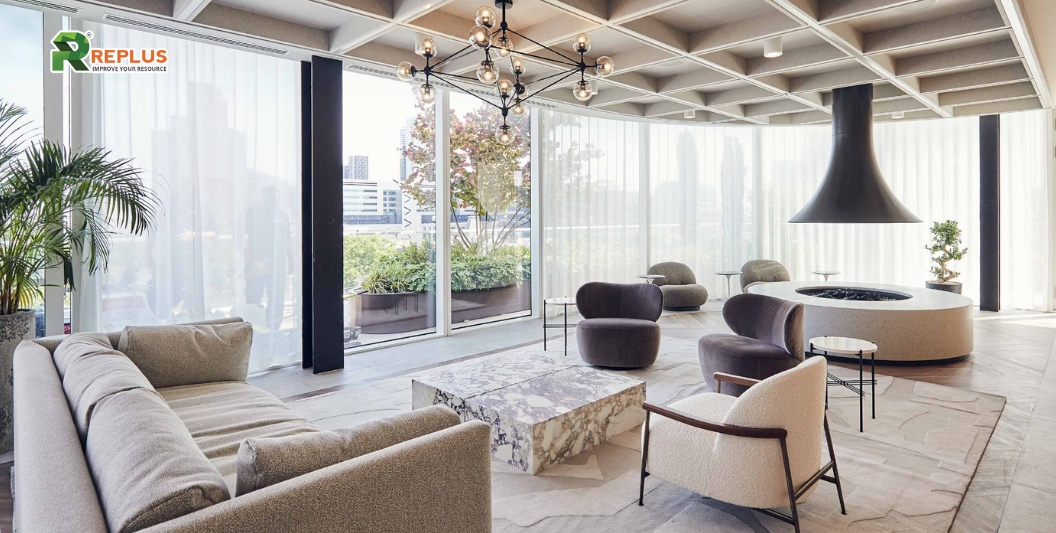 20+ thiết kế mặt bằng văn phòng làm việc nâng cao năng suất 19 Văn phòng lãnh đạo sang trọng