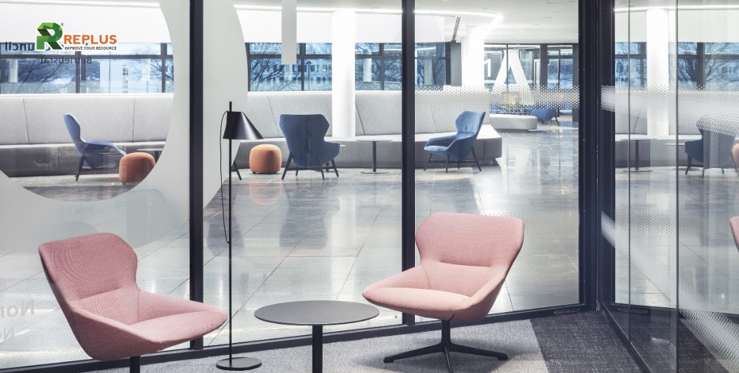 Văn phòng tiếp khách sang trọng