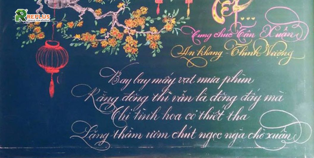 Top 12+ cách trang trí bảng ngày Tết nguyên Đán đẹp lung linh 7 Lời chúc