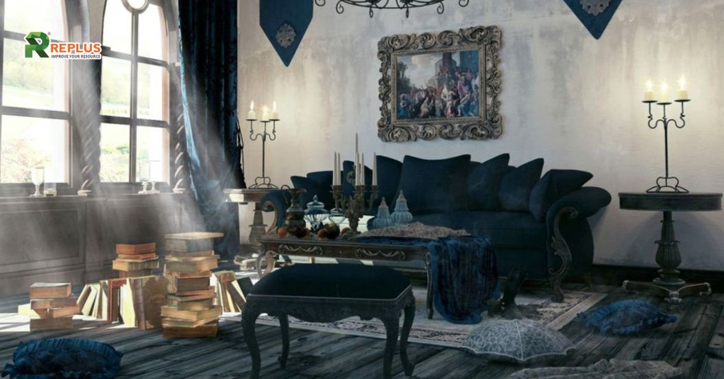 25+ mẫu trang trí phòng khách đẹp, đón đầu hướng 2024 29 trang trí kiểu gothic