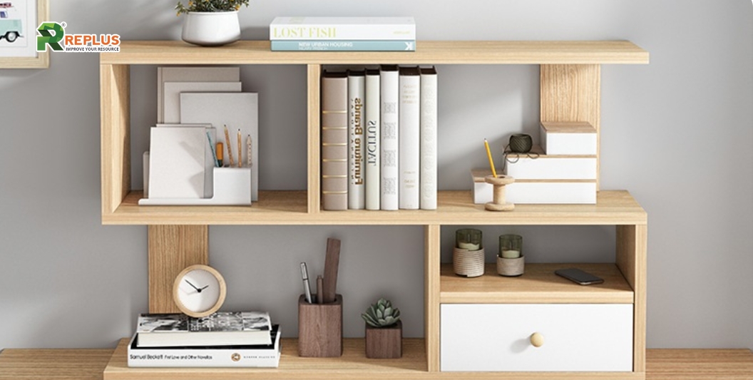 10+ mẫu kệ trang trí bàn làm việc đẹp và đáng mua nhất năm 1 Kệ chữ U nhiều tầng