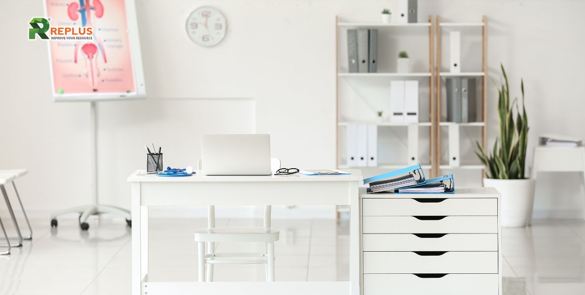 Top 10+ cách trang trí phòng làm việc đẹp và lý tưởng 5 Trang trí văn phòng với đồng hồ treo tường