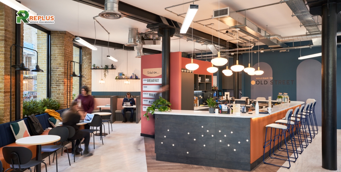 Mách bạn 30+ cách trang trí phòng làm việc tạo hiệu suất cao 27 Chú trọng đến hình ảnh thương hiệu doanh nghiệp