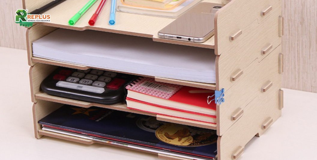 10+ mẫu kệ trang trí bàn làm việc đẹp và đáng mua nhất năm 4 Kệ 4 ngăn để bàn