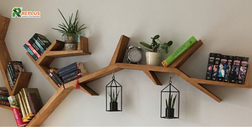 10+ mẫu kệ trang trí bàn làm việc đẹp và đáng mua nhất năm 8 Kệ hình nhánh cây