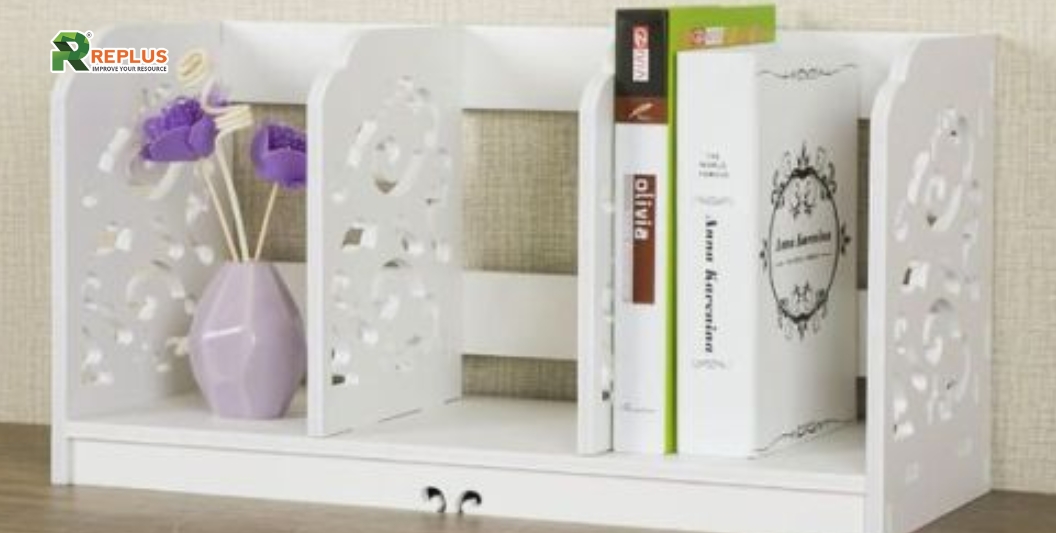 10+ mẫu kệ trang trí bàn làm việc đẹp và đáng mua nhất năm 5 Kệ hoa văn