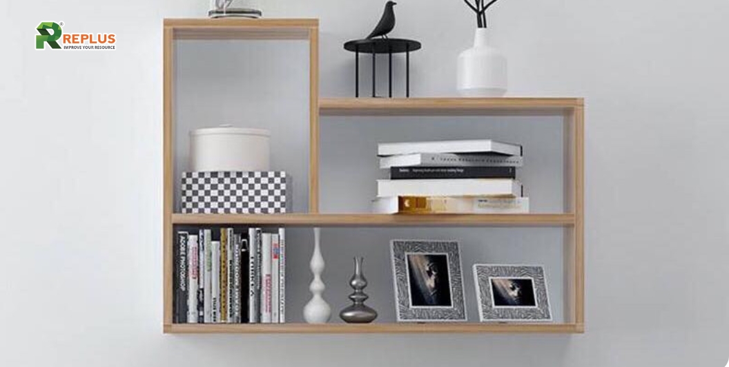 10+ mẫu kệ trang trí bàn làm việc đẹp và đáng mua nhất năm 3 Mẫu kệ 4 ô