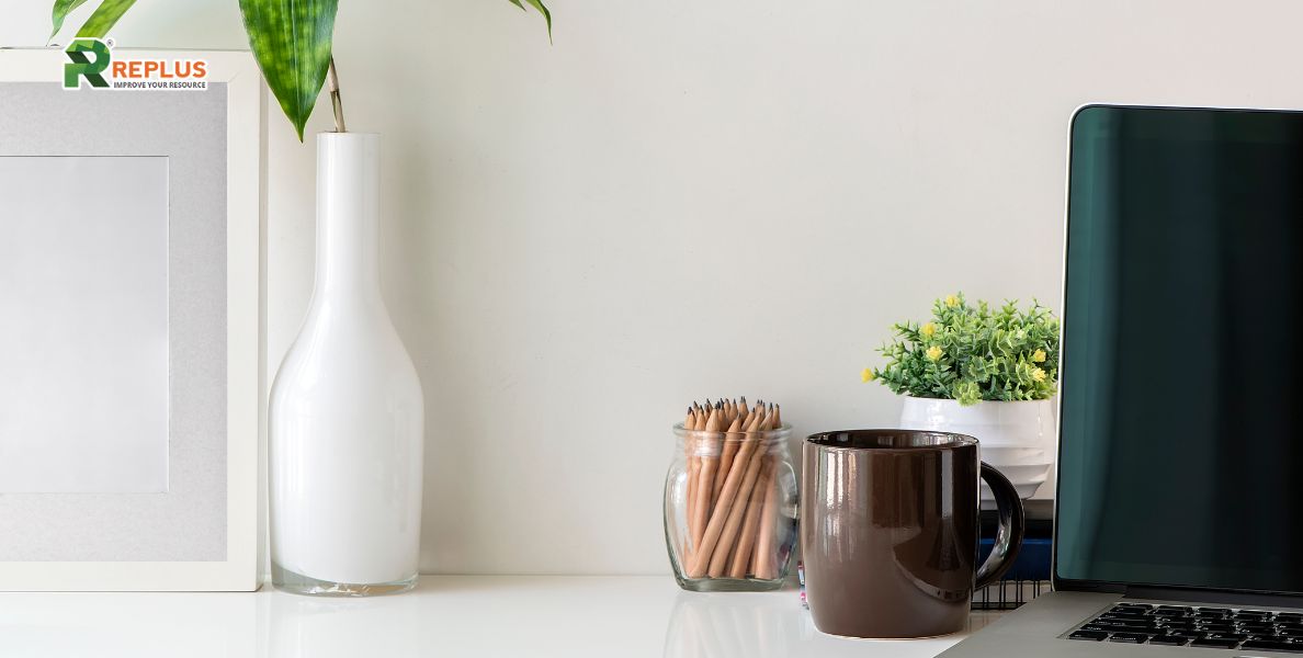 Top 10+ cách trang trí phòng làm việc đẹp và lý tưởng 1 Trang trí văn phòng với cây xanh