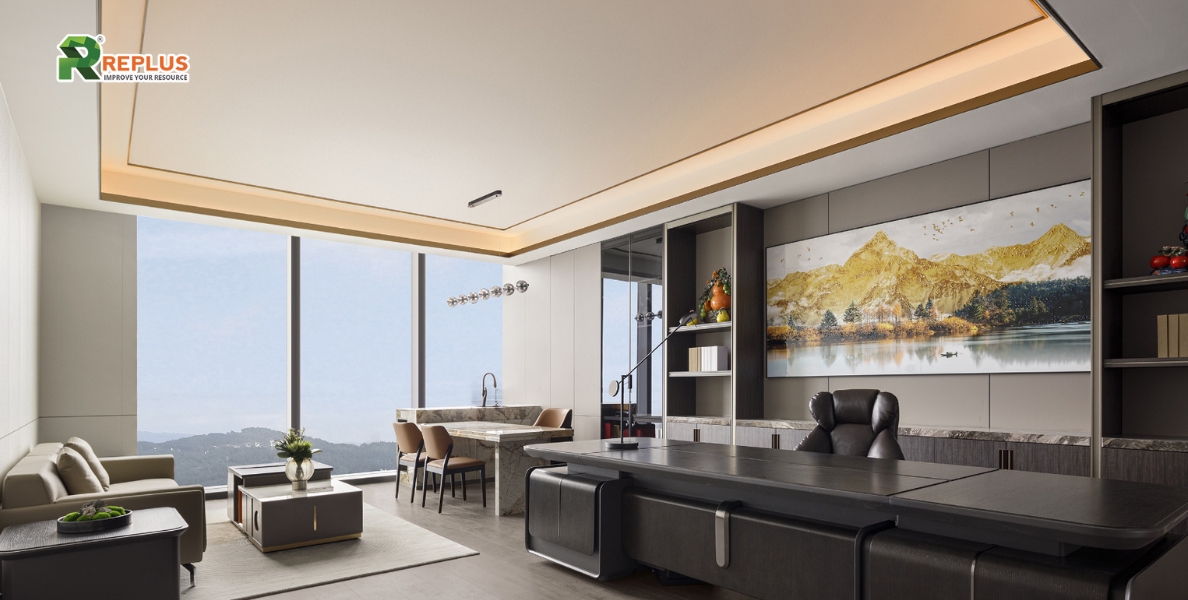 Mách bạn 30+ cách trang trí phòng làm việc tạo hiệu suất cao 21 Trưng bày tranh nghệ thuật để làm đẹp phòng làm việc