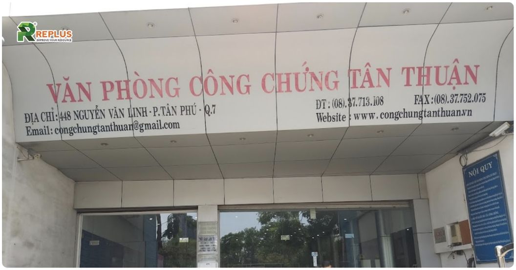 văn phòng công chứng tân thuận