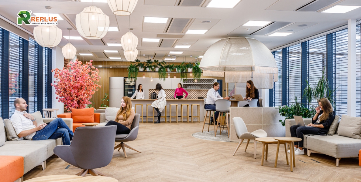 Mách bạn 30+ cách trang trí phòng làm việc tạo hiệu suất cao 3 Trồng hoa tươi để làm mới không khí