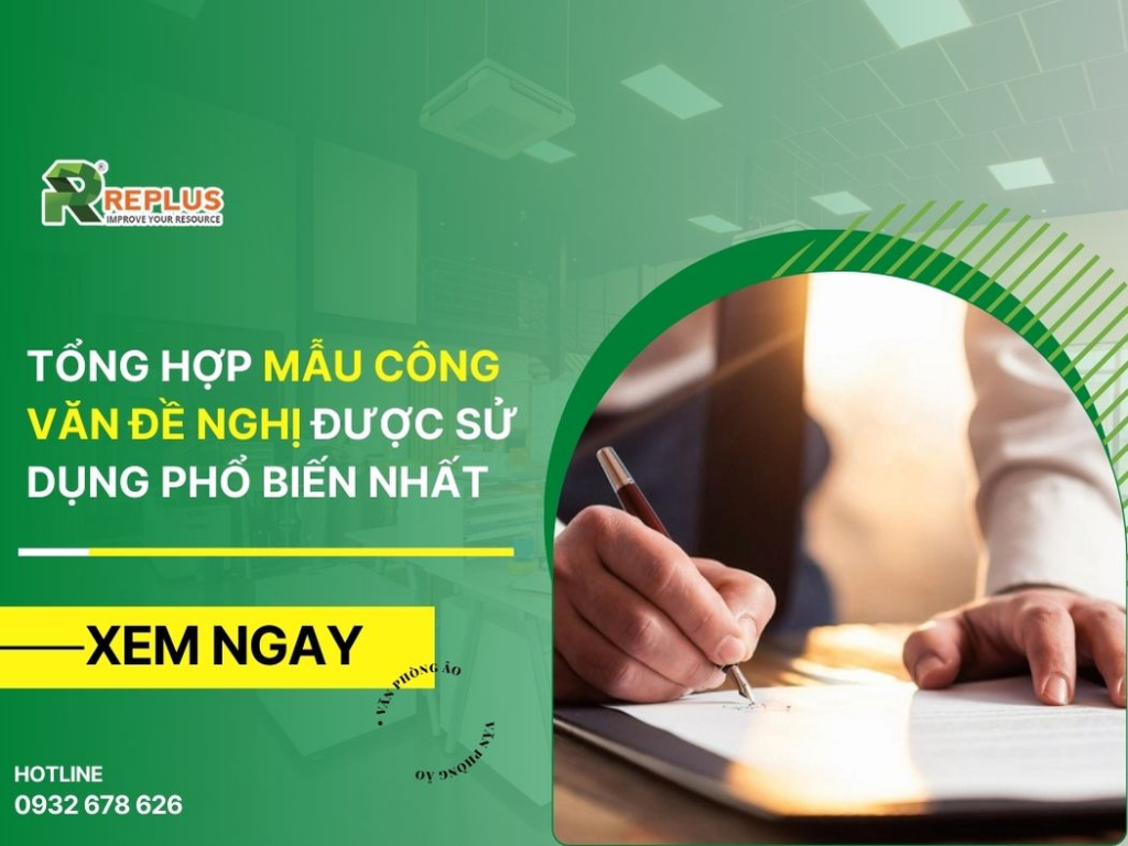 Những mẫu công văn đề nghị được sử dụng phổ biến nhất