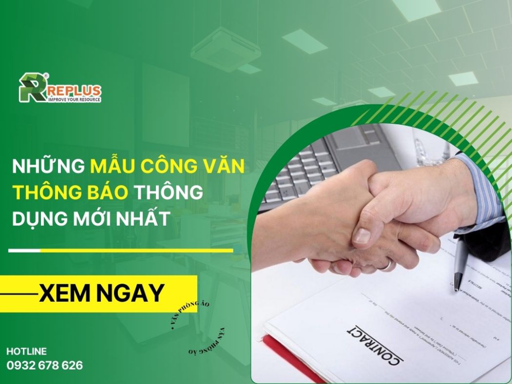 Những mẫu công văn thông báo thông dụng mới nhất 2024
