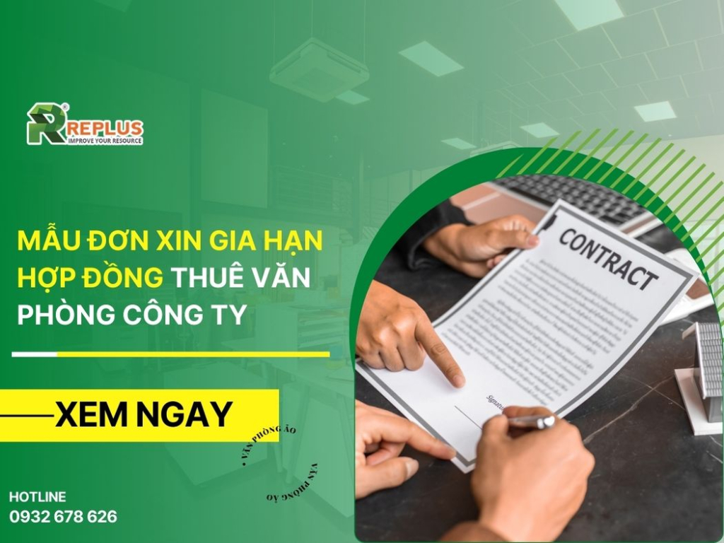 Mẫu đơn xin gia hạn hợp đồng thuê văn phòng công ty năm 2024