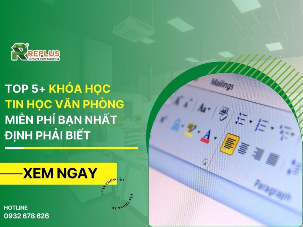 TOP 5+ Khóa học tin học văn phòng MIỄN PHÍ bạn nhất định phải biết