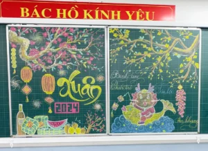  trang trí bảng ngày Tết nguyên Đán 