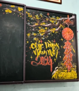  trang trí bảng ngày Tết nguyên Đán 