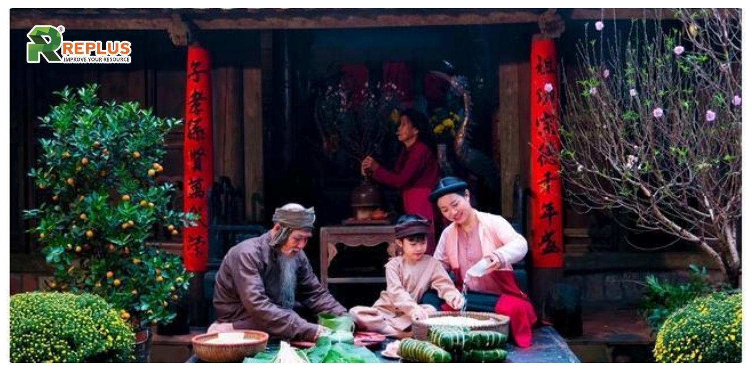 câu đối Tết 3 chữ