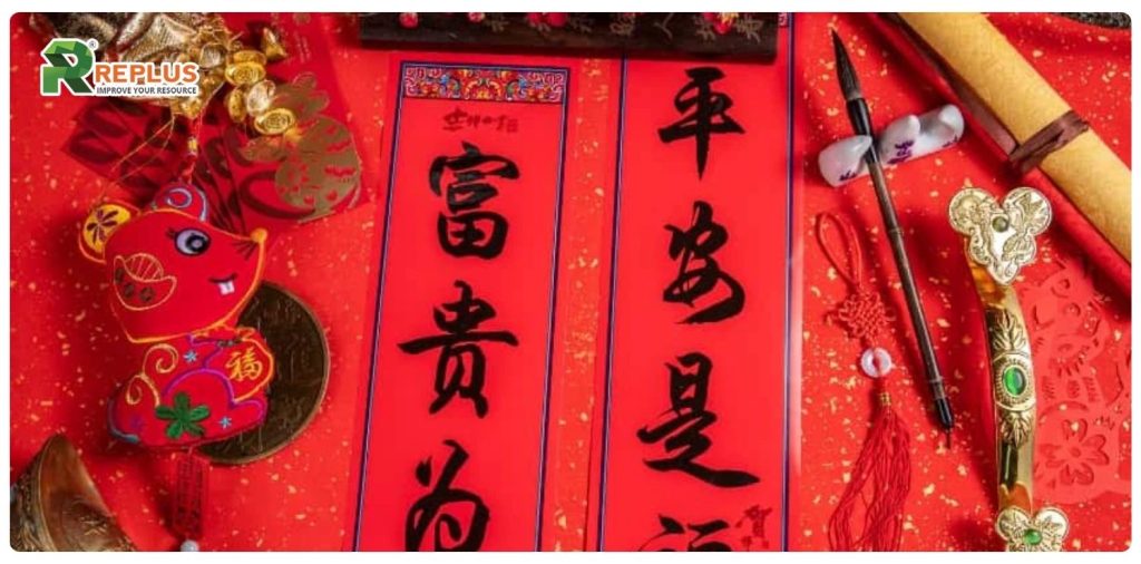 Câu đối Tết chữ Hán đón xuân Bính Ngọ 2026 ý nghĩa