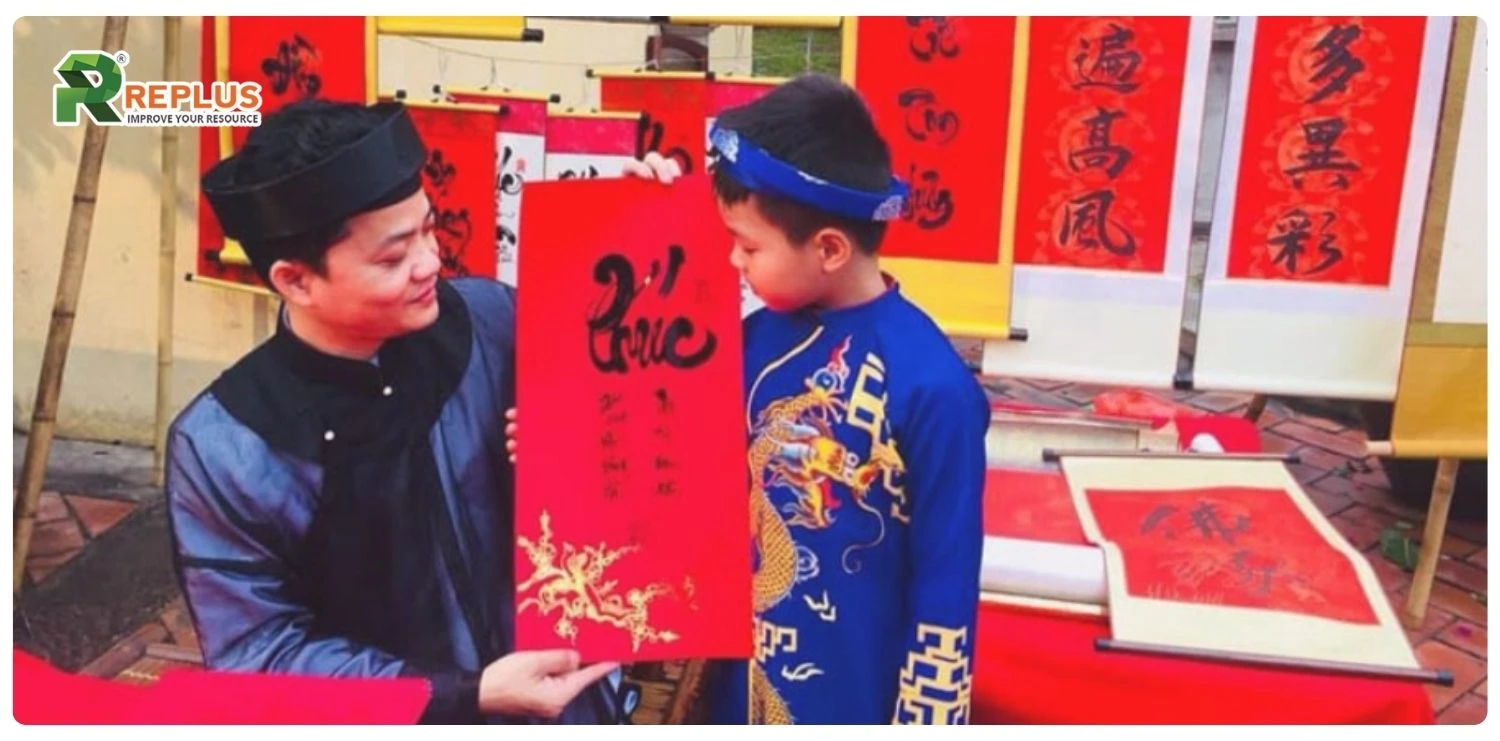 99+ câu đối thư pháp ngày Tết mang ý nghĩa và may mắn 1 câu đối thư pháp ngày Tết