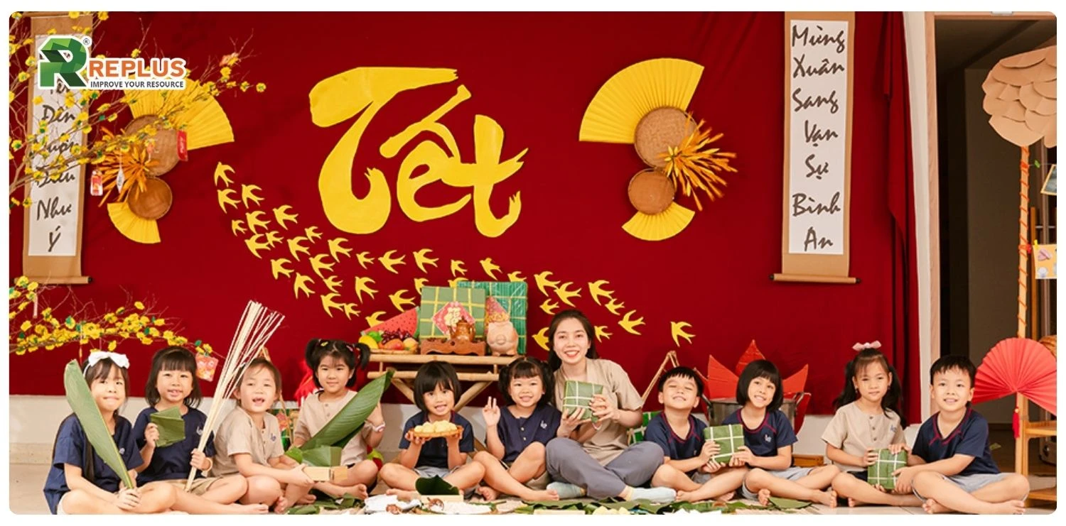 câu đối Tết mầm non