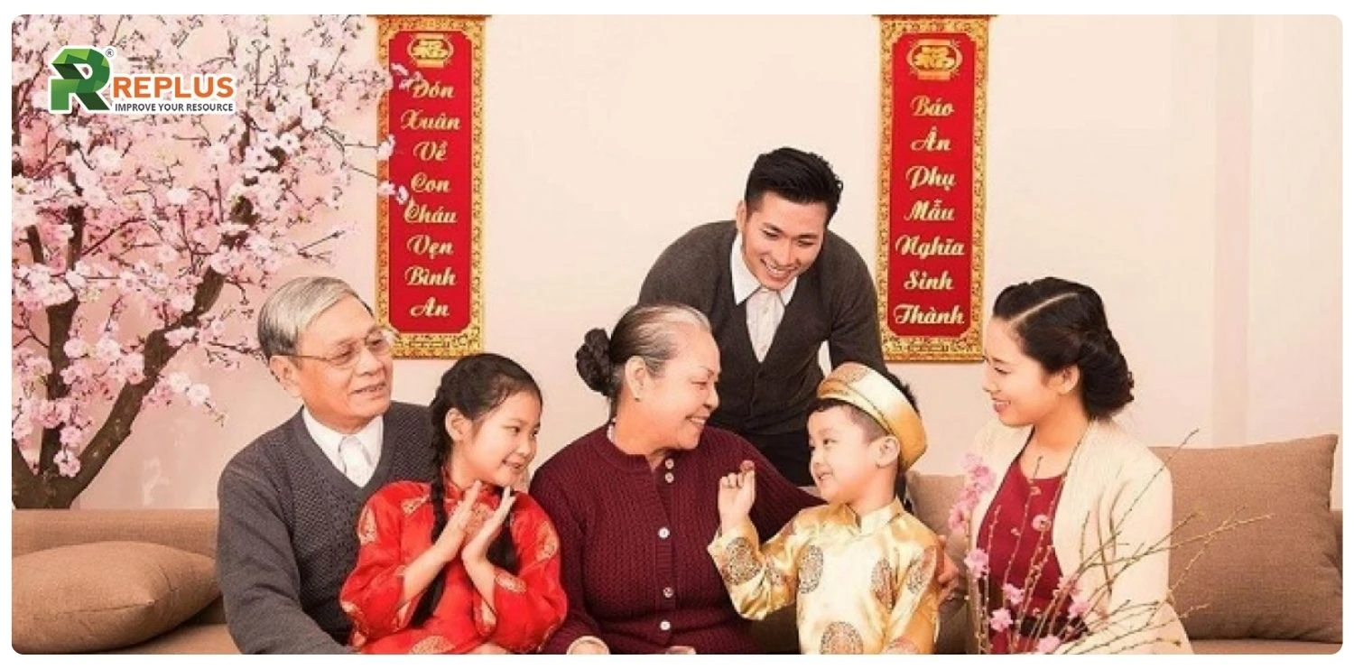 trang trí câu đối Tết