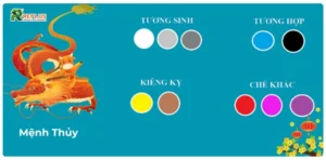 Màu sắc phong thủy cho Nhâm Thìn 2012