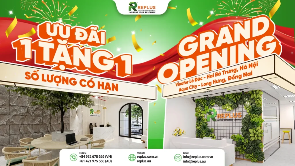Replus đổ bộ Hà Nội & Đồng Nai | Nhận ngay ưu đãi 1 TẶNG 1!