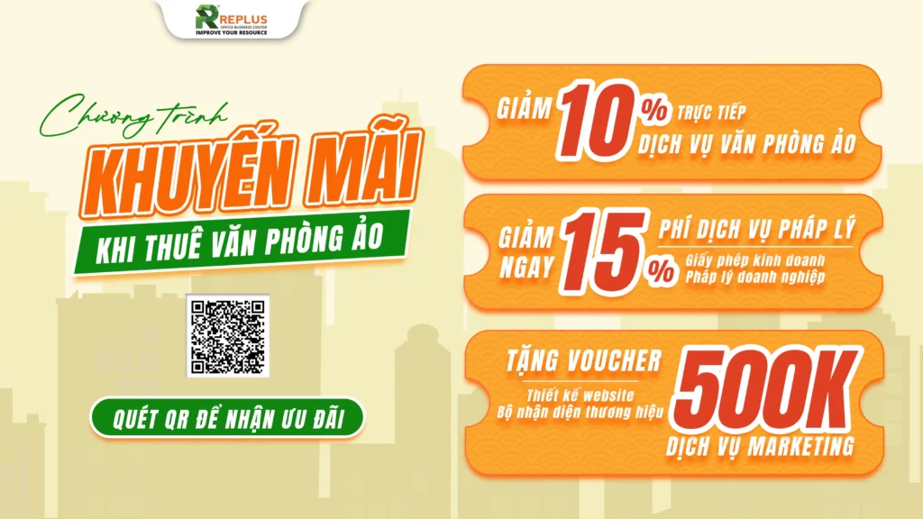 Thuê Văn phòng ảo Gò Vấp – Ký 1 được 3 với Ưu đãi khủng