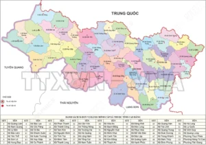 Bản đồ tỉnh Cao Bằng 
