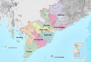 Bản đồ miền Nam Việt Nam sau sáp nhập: 8 tỉnh, thành mới 1 Bản đồ miền Nam Việt Nam sau sáp nhập: 8 tỉnh, thành mới